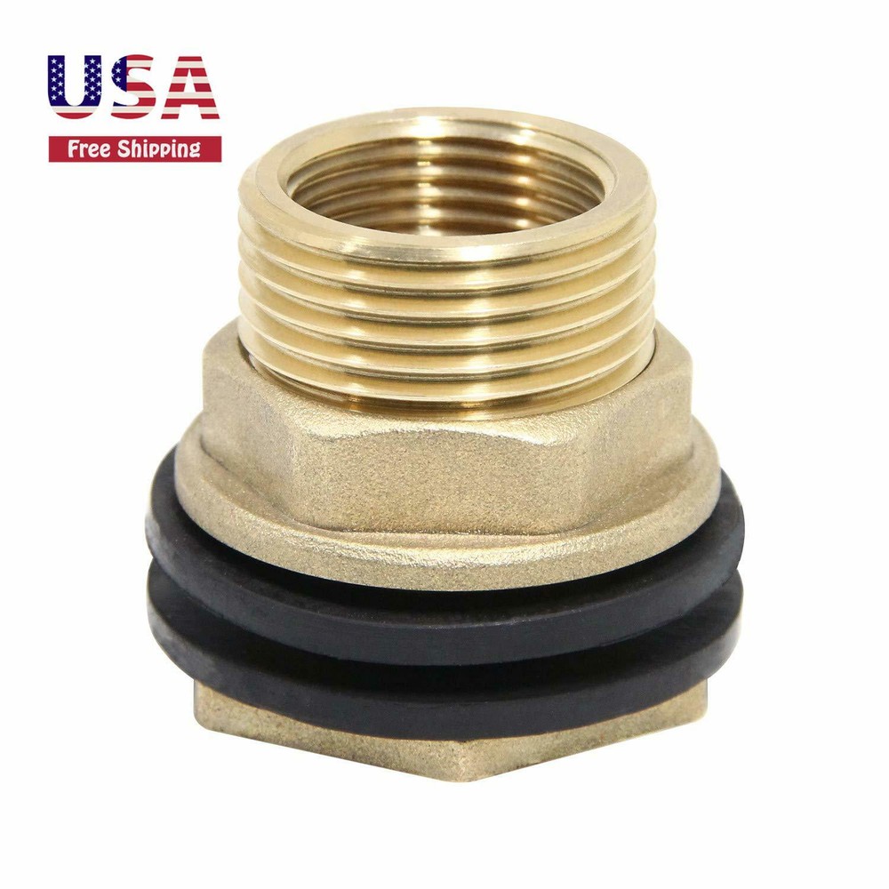 Tank Bulkhead Fitting Connector 1-1/4