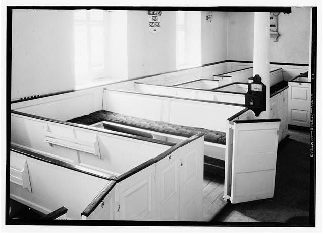 Photo:Alexandria Virginia 1900s Christ Church Episcopal Interior Pew Boxes