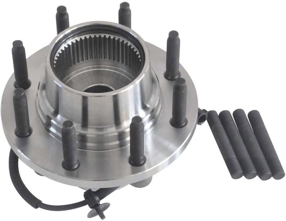Front Wheel Bearing Hub For 2003 2004 Ford F-250 F-350 FINE Thread 4WD H11 IN