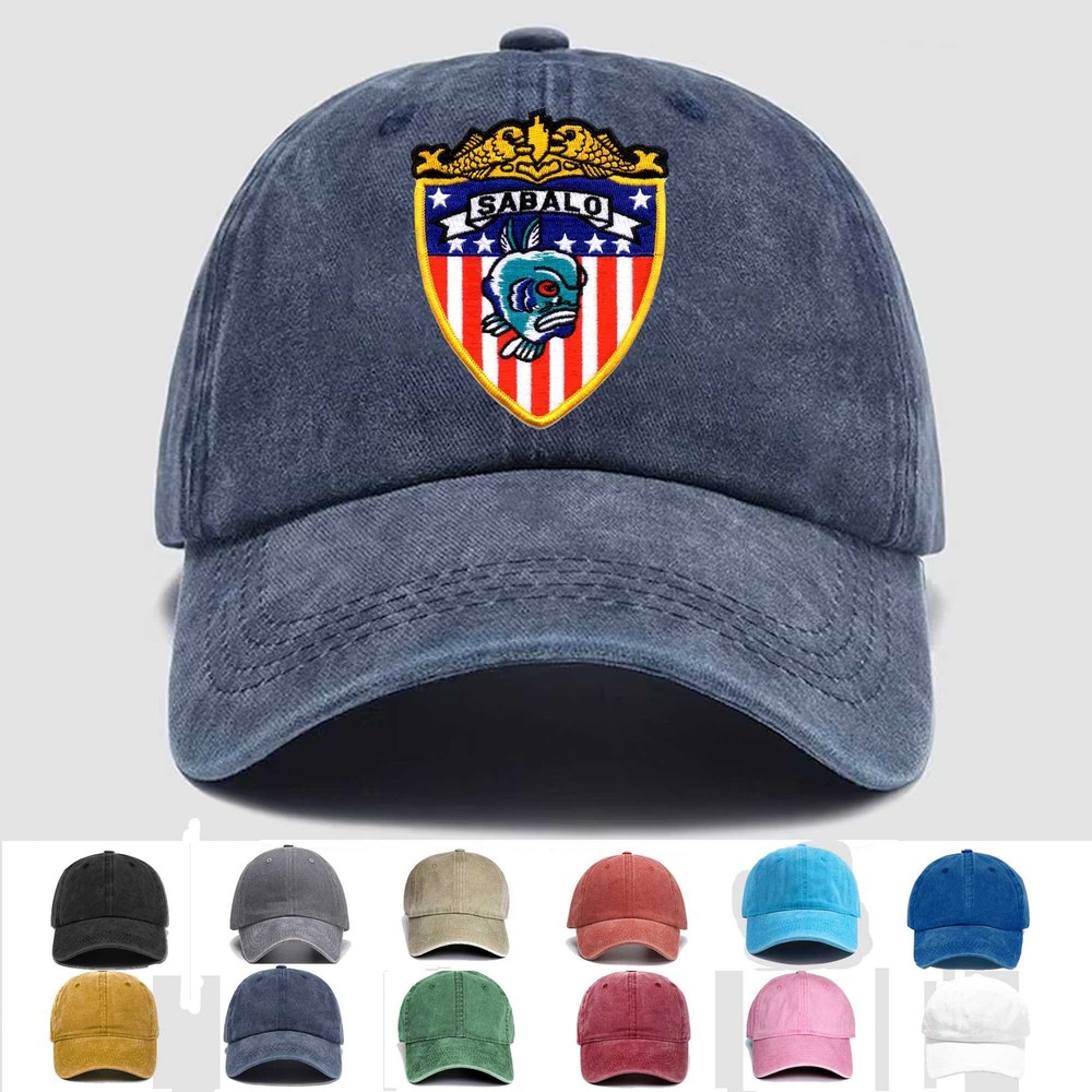 Custom Embroidered Hat SS-302 USS Sabalo, Veteran Cap, Trucker Hat, Gift Idea