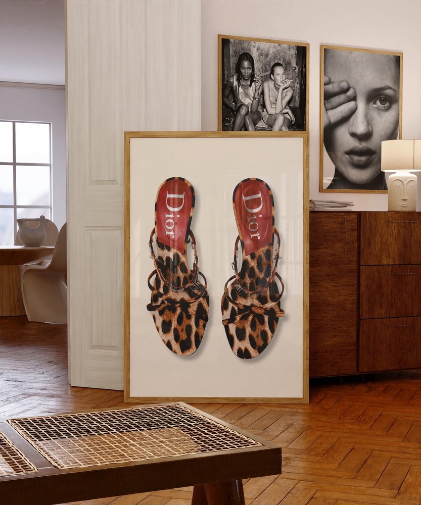Heels Poster Leopard Wall Art Luxury Heel Print Photography Prints Fashion Wall