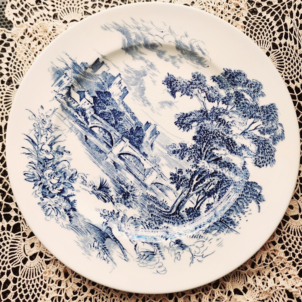 2 Enoch Wedgwood-Countryside Decorative Blue White 10