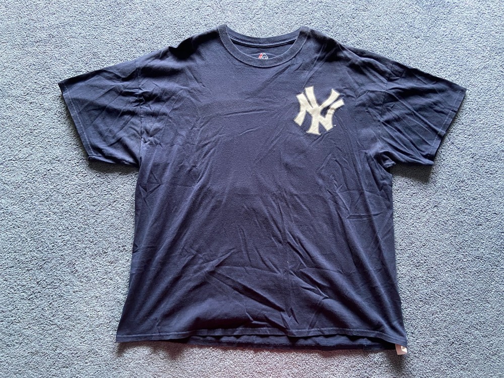 Majestic Men's Navy Blue Didi Gregorius New York Yankees T-Shirt Size 2XL