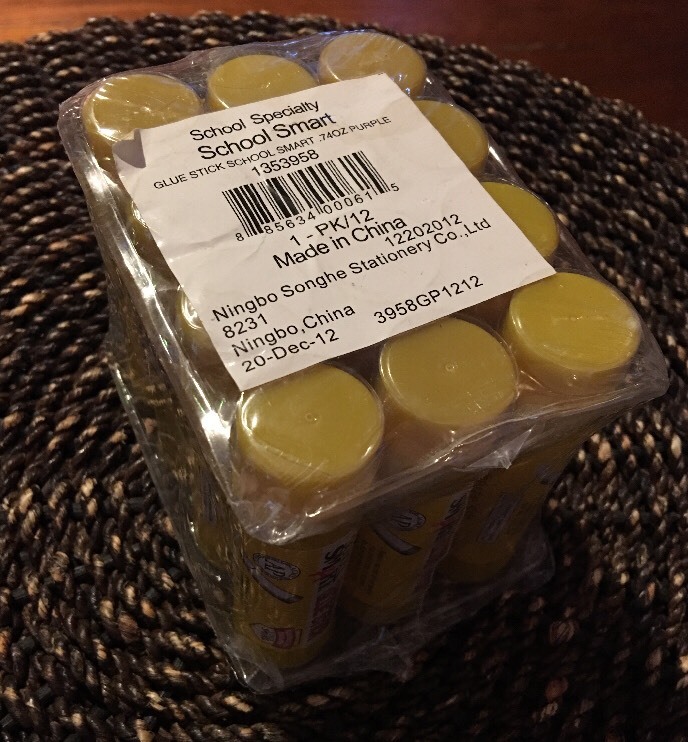 12 Pack School Smart Acid-Free Twist-Up NonToxic Photo-Safe Washable Glue Stick-image