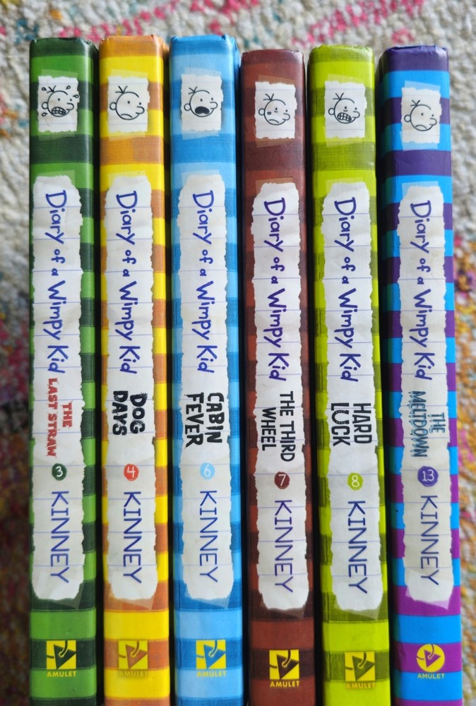 Diary of a Wimpy Kid Collection 6 Books Set/Series by Jeff Kinney