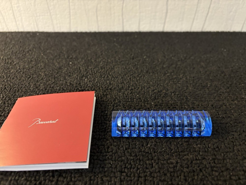 Baccarat Blue Crystal Knife Holder