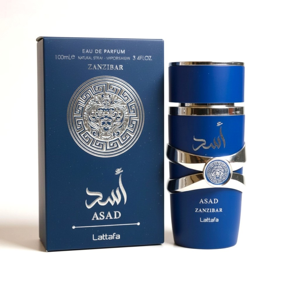 Lattafa Asad Zanzibar Edp Spray 3.4 Oz / 100Ml Men’s Cologne New In Box / Sealed