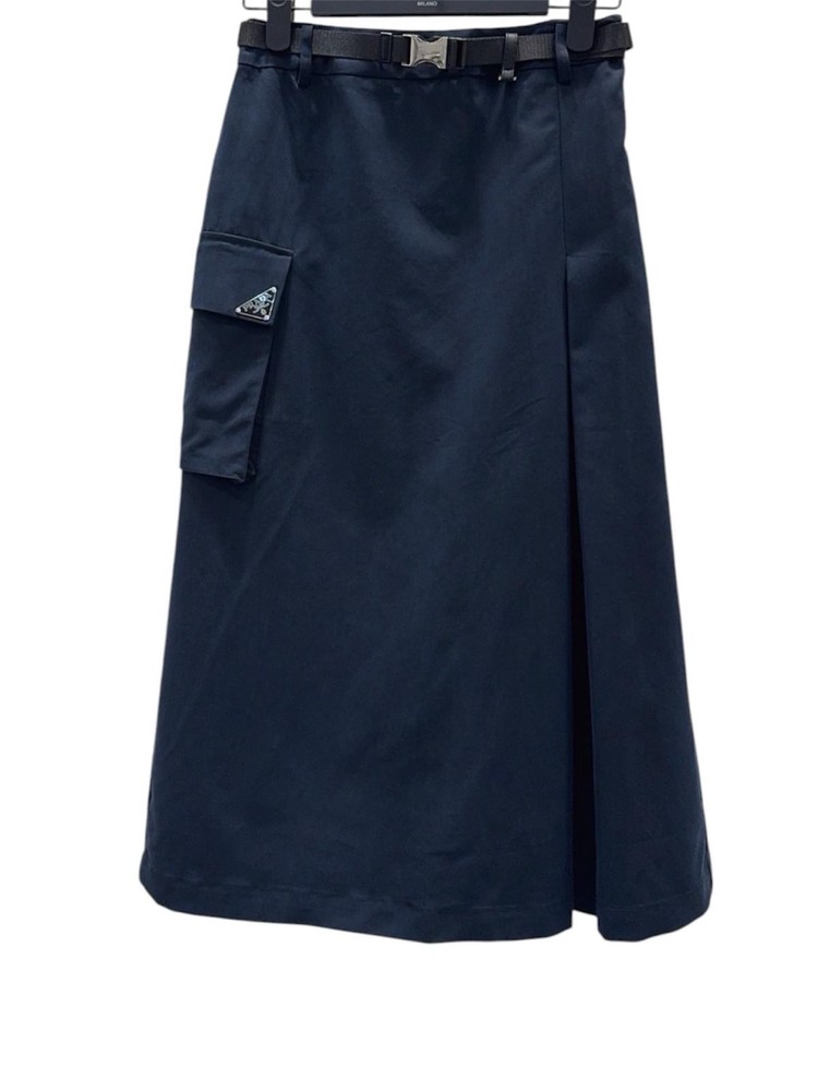 Prada Black Skirt Cargo Pocket Size Medium