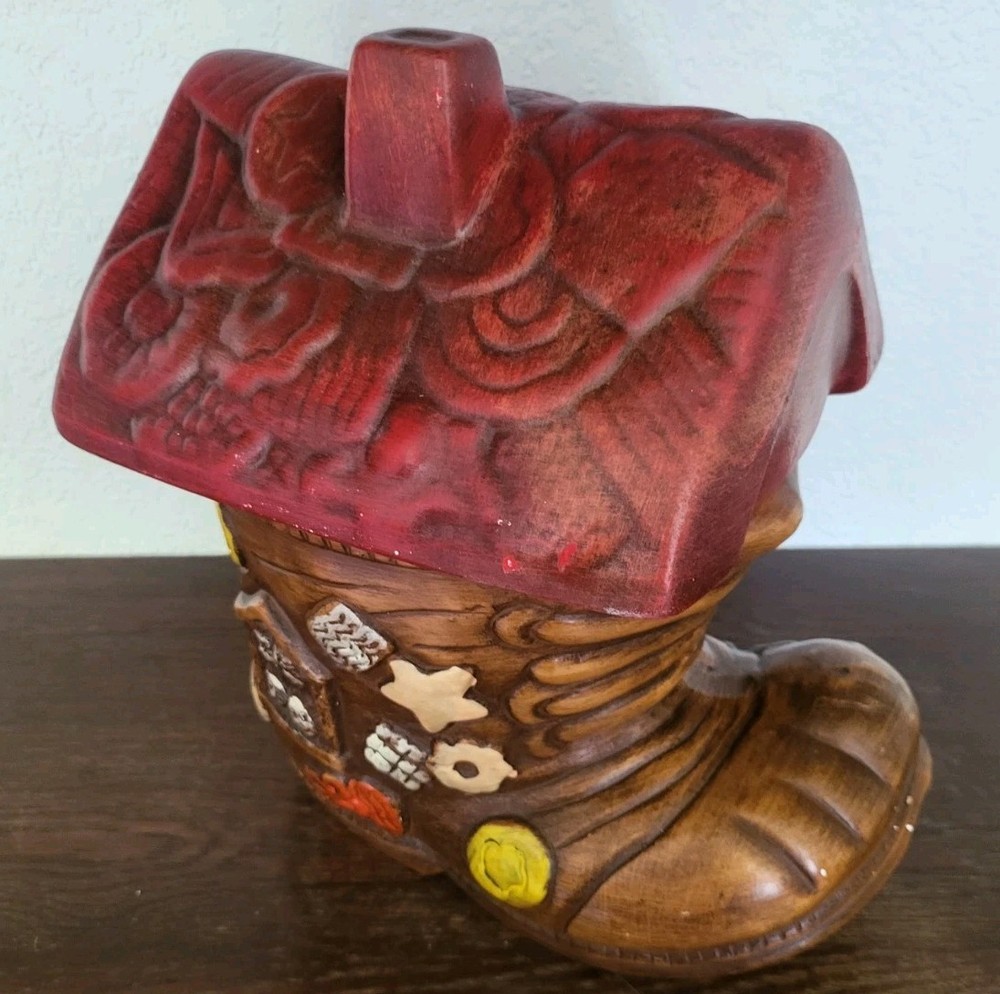 Vintage Old Woman Who Lives in a Shoe Cookie Jar