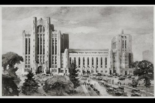 Photo:Detroit,Michigan,new Masonic Temple,Wayne Co.,c1922,MI
