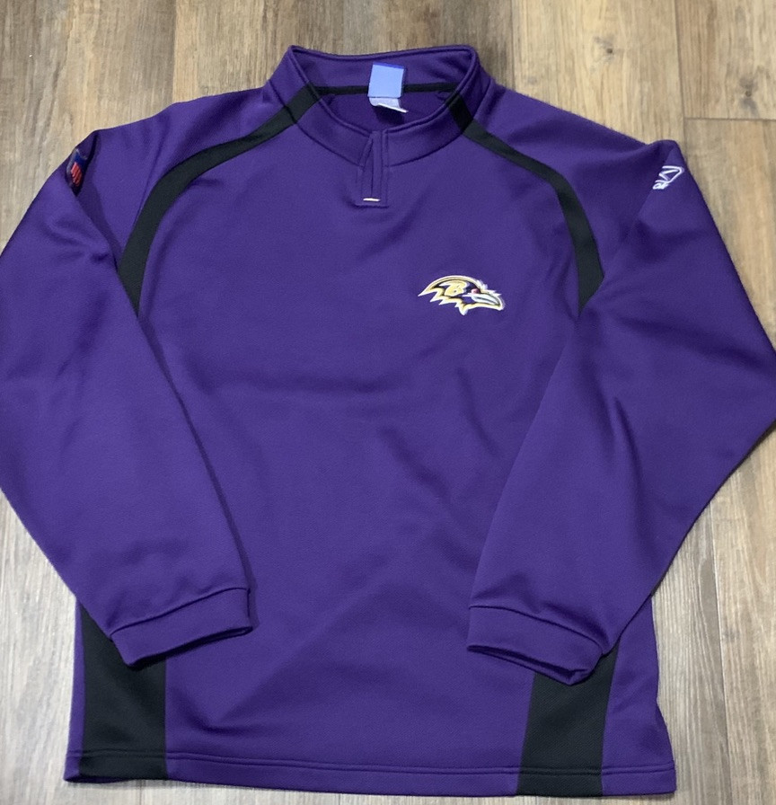Baltimore Ravens Reebok Mens Pullover Jersey Size L NFL Apparel