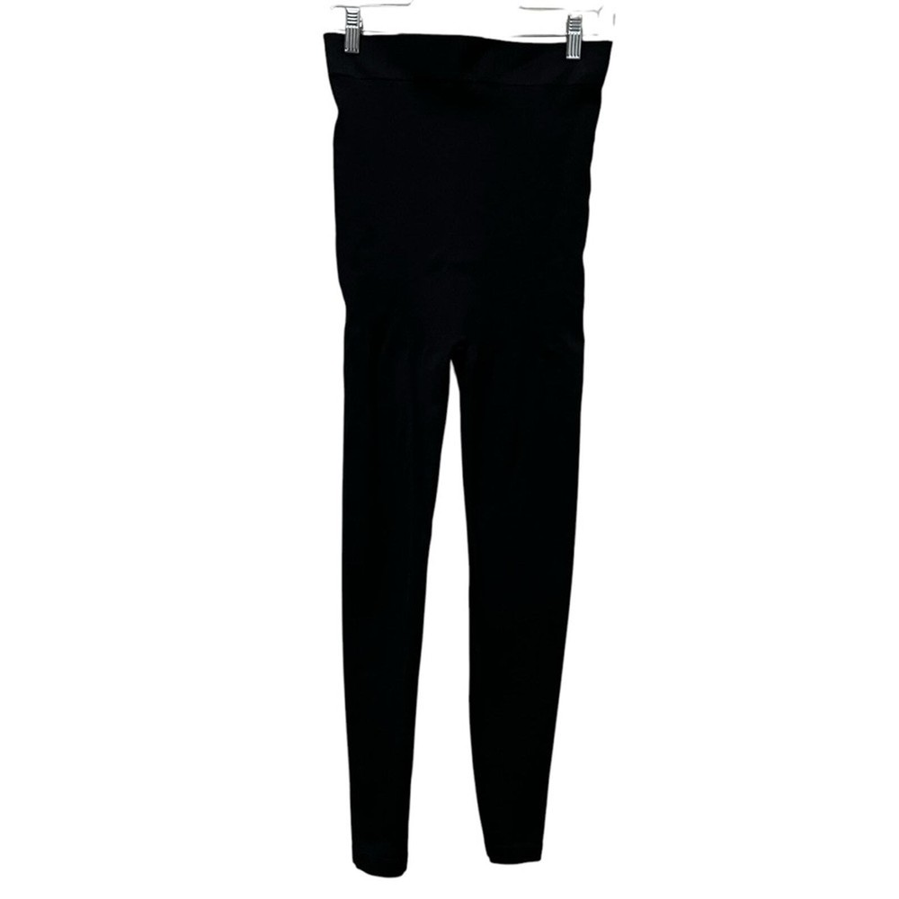 BLANQI Medium Black Everday Maternity Leggings Stretch Comfort B5