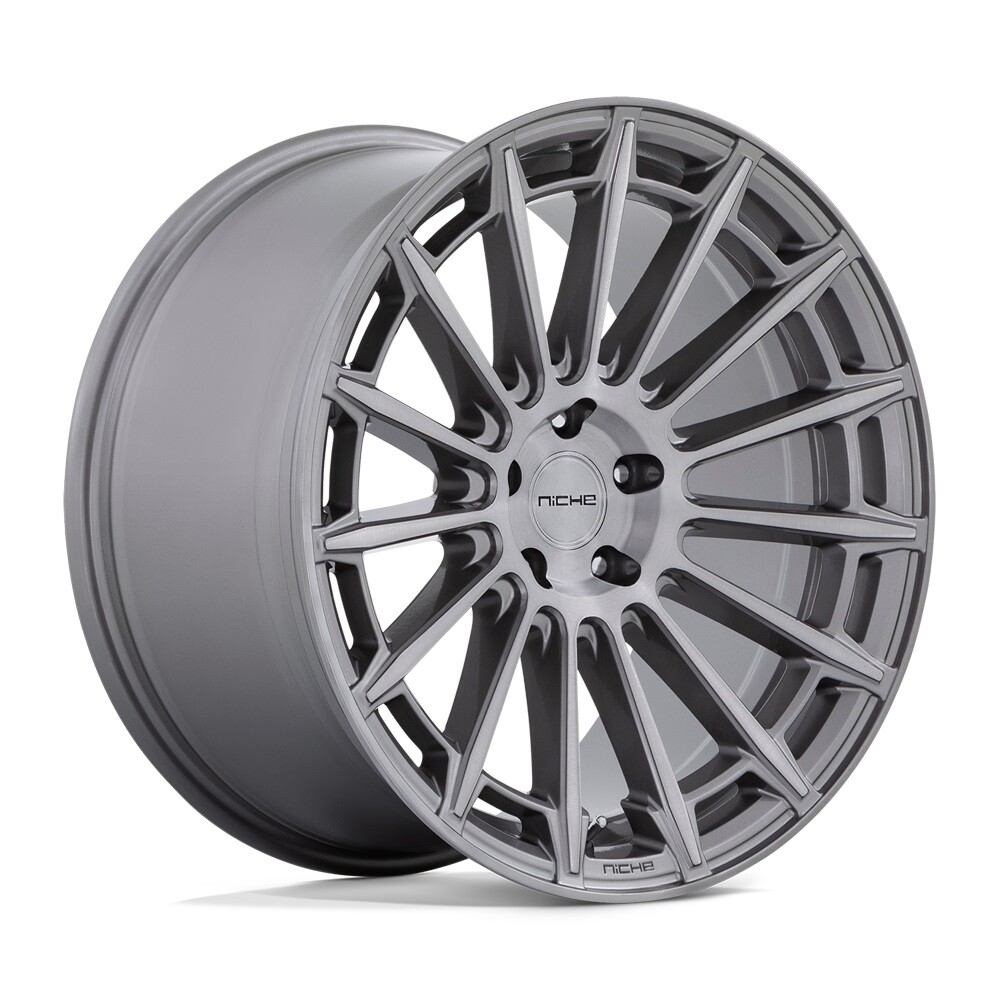 20x9 +35 F, 20x10.5 +35 R, Niche M276 Amalfi 5x120 Platinum Wheels (Set of 4)