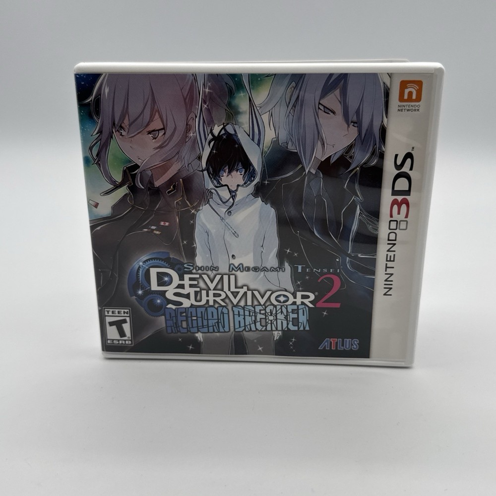 Shin Megami Tensei: Devil Survivor 2 Record Breaker (Nintendo 3DS, 2015) NICE -
