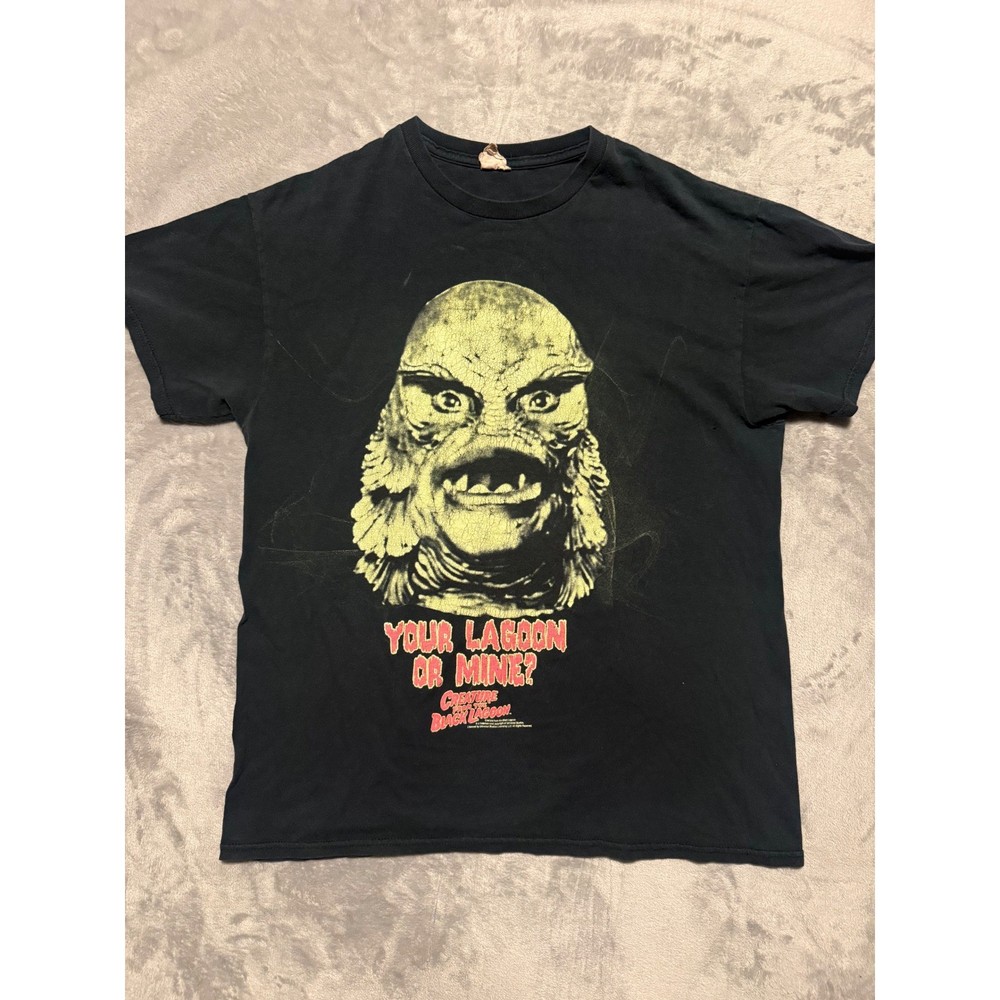 Universal Monsters T-Shirt Mens M Black Creature From The Black Lagoon Graphic