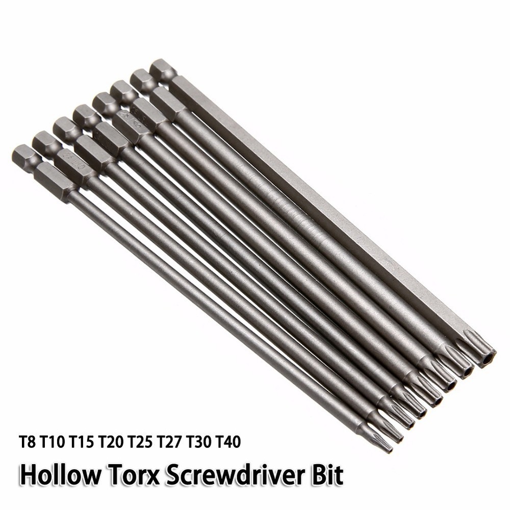 Sturdy Steel Magnetic Hex Screwdriver Bit T8T40 for Long-Lasting Use