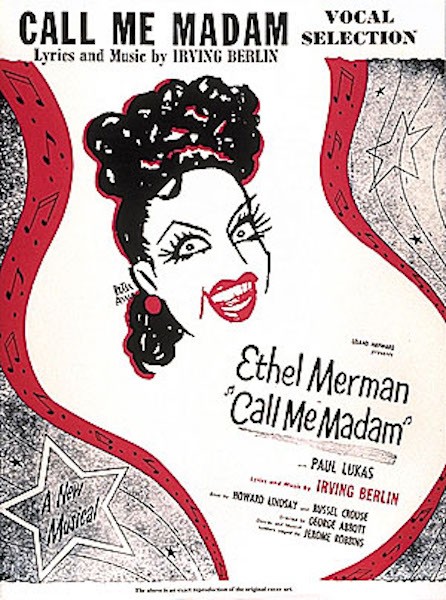 Call Me Madam Broadway Songs Piano Vocal Sheet Music Guitar Chords Book