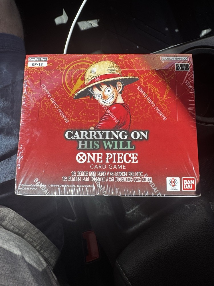 One Piece TCG OP-13 Carrying on his Will BOOSTER BOX Factory Sealed English