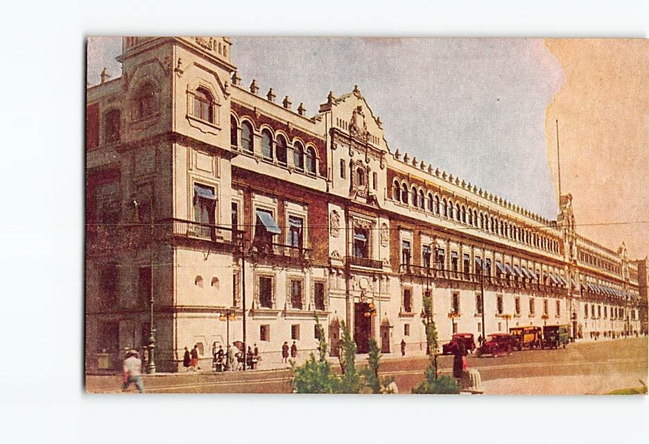 Postcard Palacio Nacional Mexico City National Palace D F Vintage View