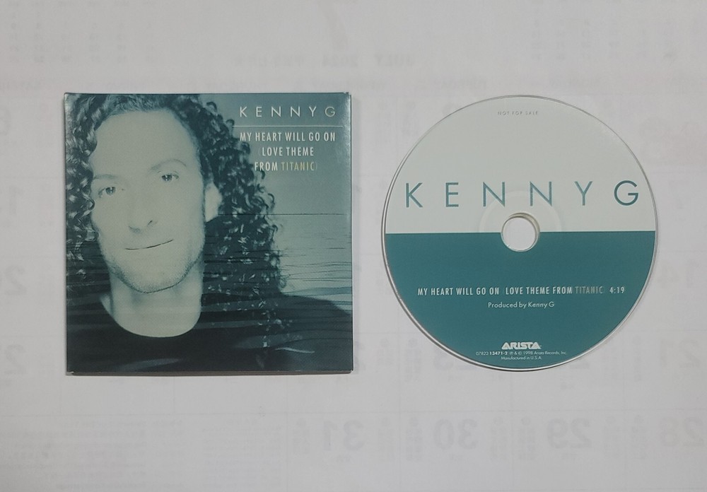 My Heart Will Go On Love Theme From Titanic By Kenny G (CD, 1998)