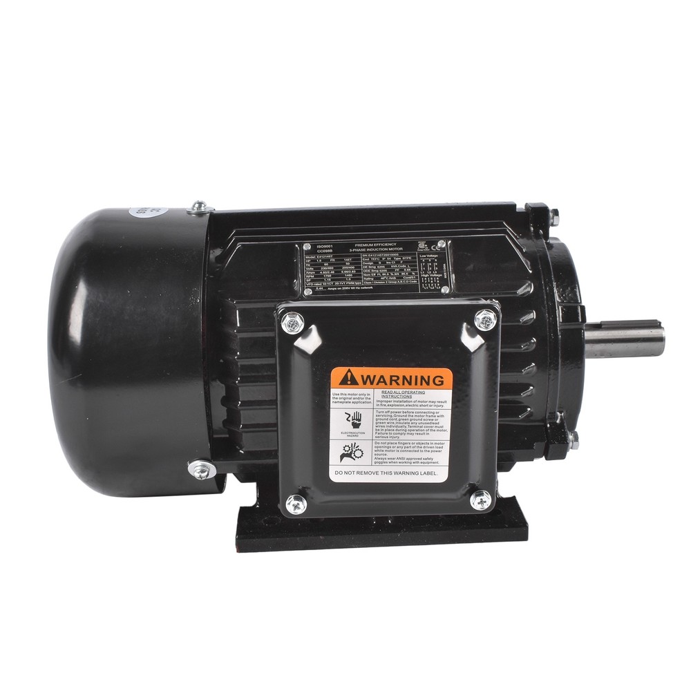 Electric Aluminum Motor 1.5 HP 1800 Rpm 3PH 230/460 Volt 145T Frame