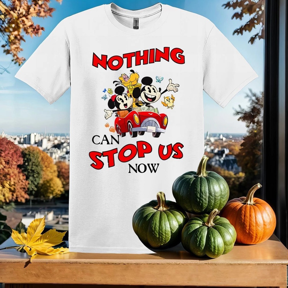 Disney Mickey And Minnie Nothing T-shirt  Men Women Unisex