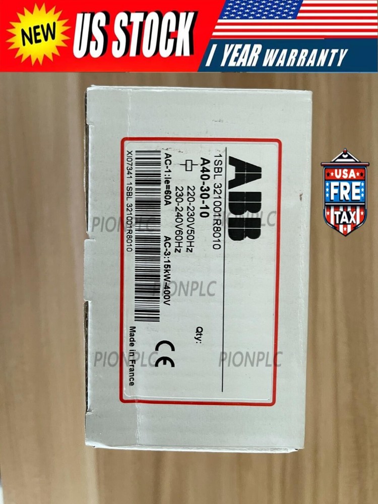 Brand New A40-30-10 Contactor 24V、110V 50Hz / 110-120V 60Hz、220-230V