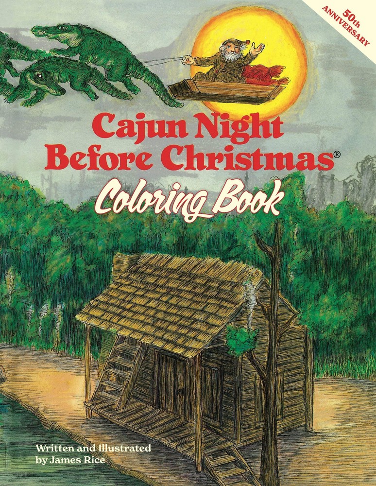 NEW Pelican Publishing Cajun Night Before Christmas� Coloring B, LA 978088289138