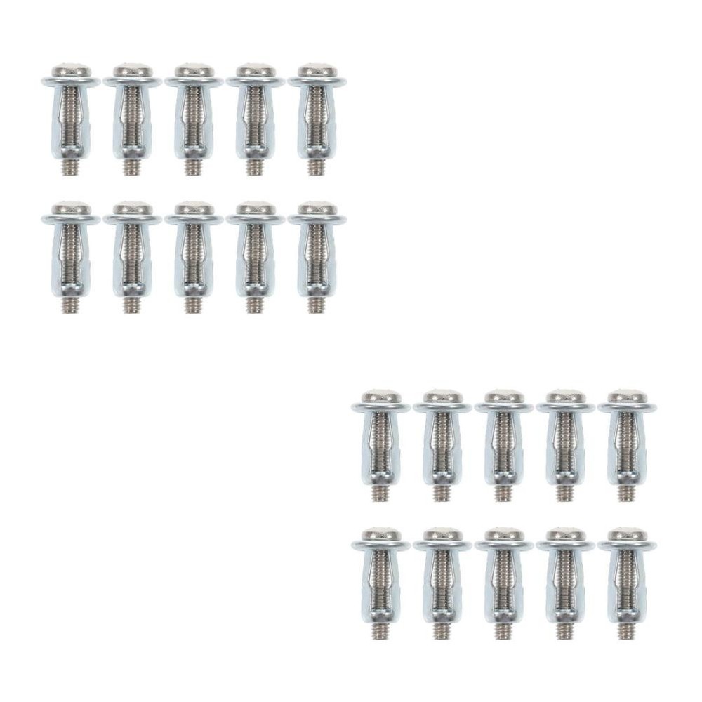 2 PCS Hollow Metal Door Anchors Cavity for Core Doors Dry Wall and Screws Kit