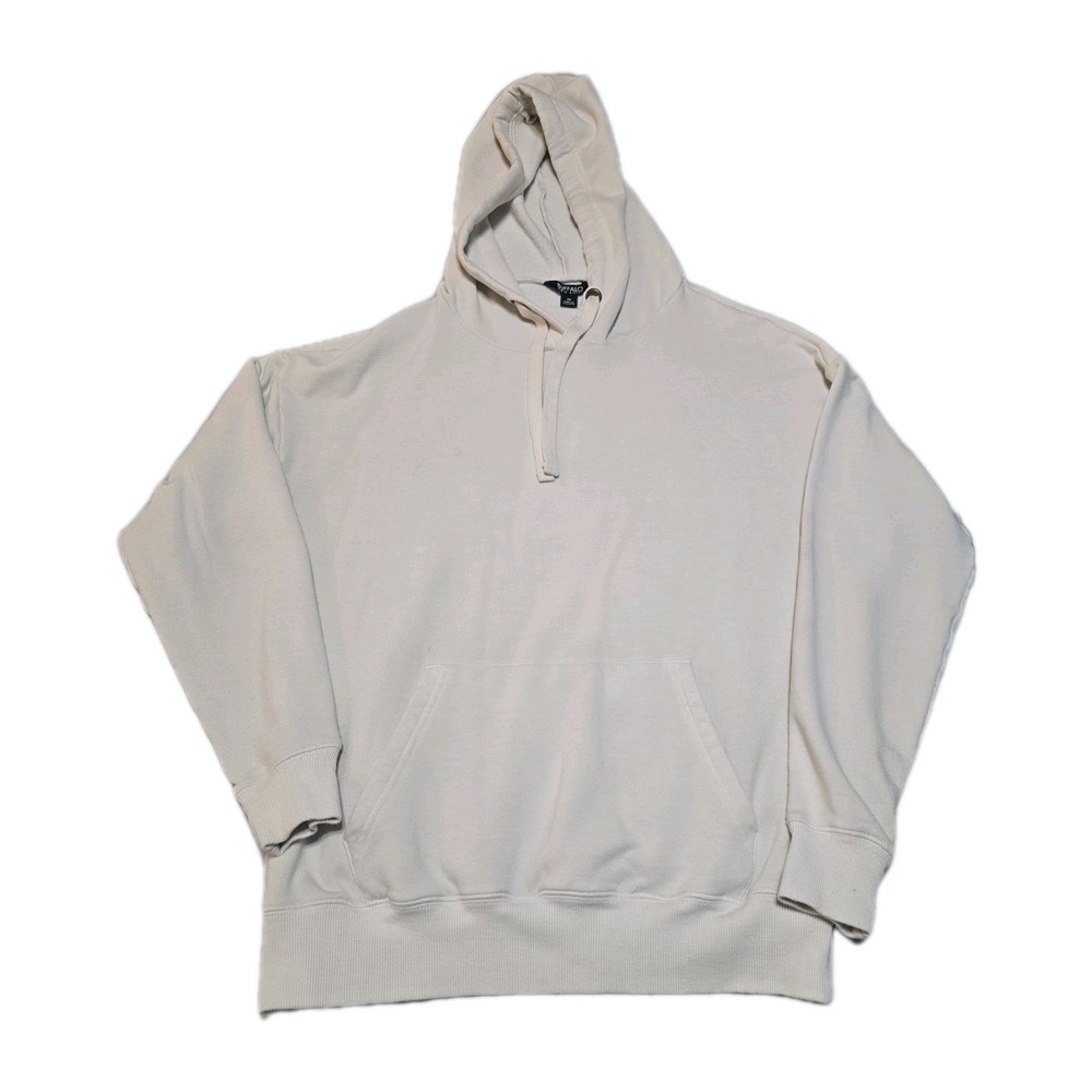 David Bitton Buffalo Women's XS Pullover Hoodie Sweatshirt Long Sleeve Off white