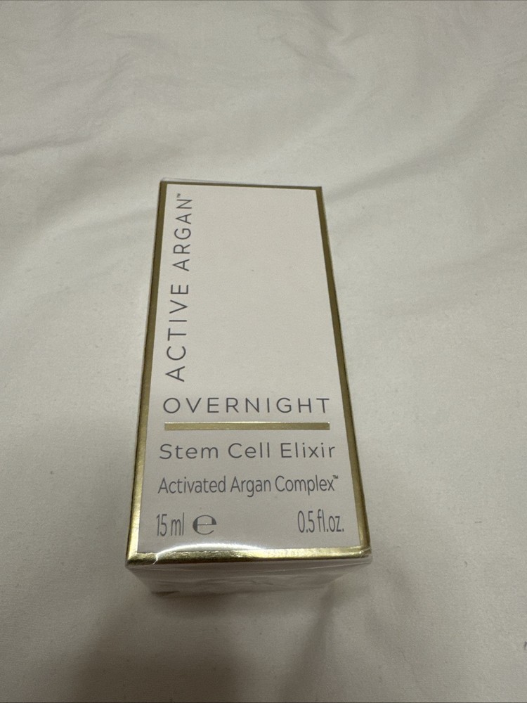Active Argan Overnight Stem Cell Elixir 15mL Fast Shipping Sealed
