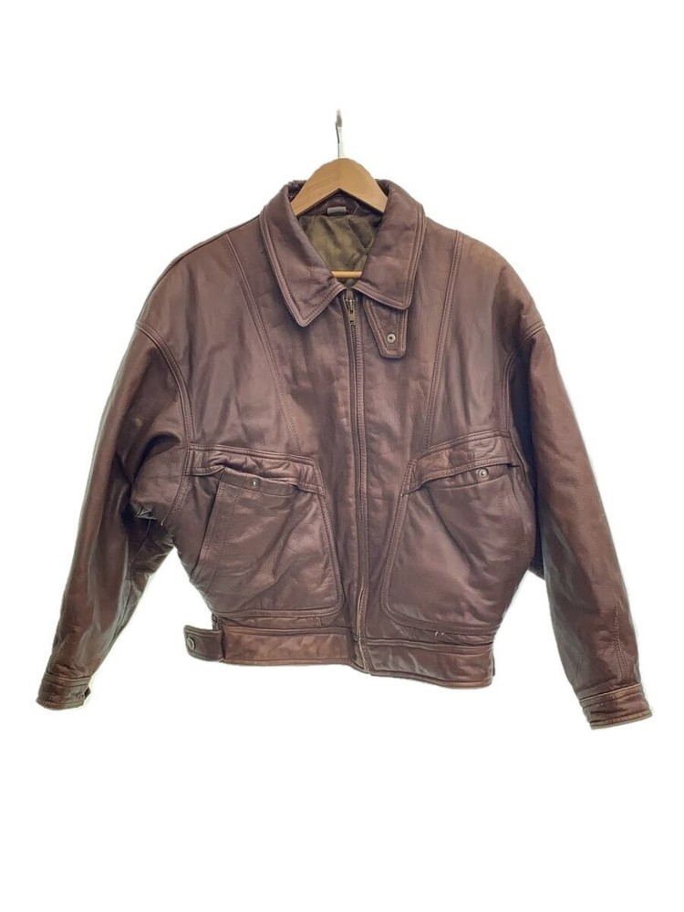 Leather Jacket Blouson/Ll/Leather/Brw// 3498