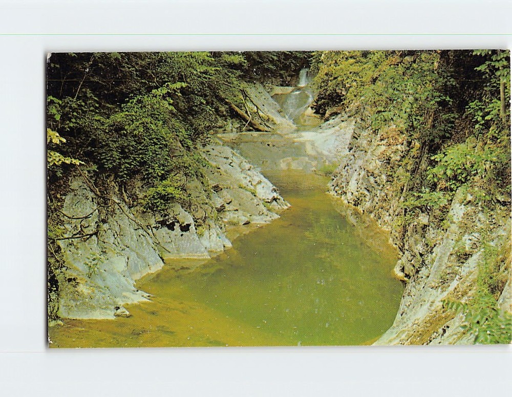 Postcard Lucy Water Falls Natural Bridge Virginia USA