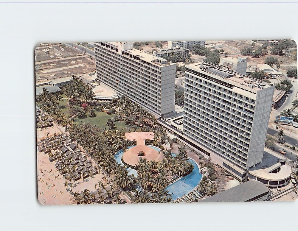 Postcard Acapulco Hilton Acapulco Mexico