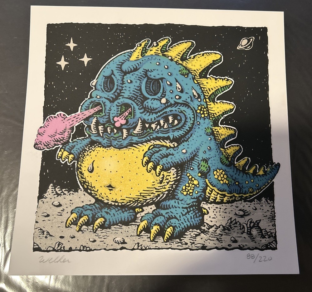 “Don’t Worry Little Fella” Color 8x8 Art Print by David Welker #’d 88/220