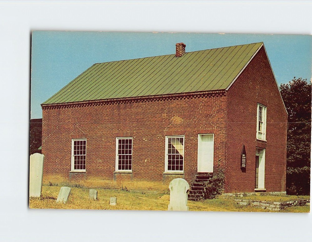 Postcard Christ Church Bunker Hill West Virginia USA