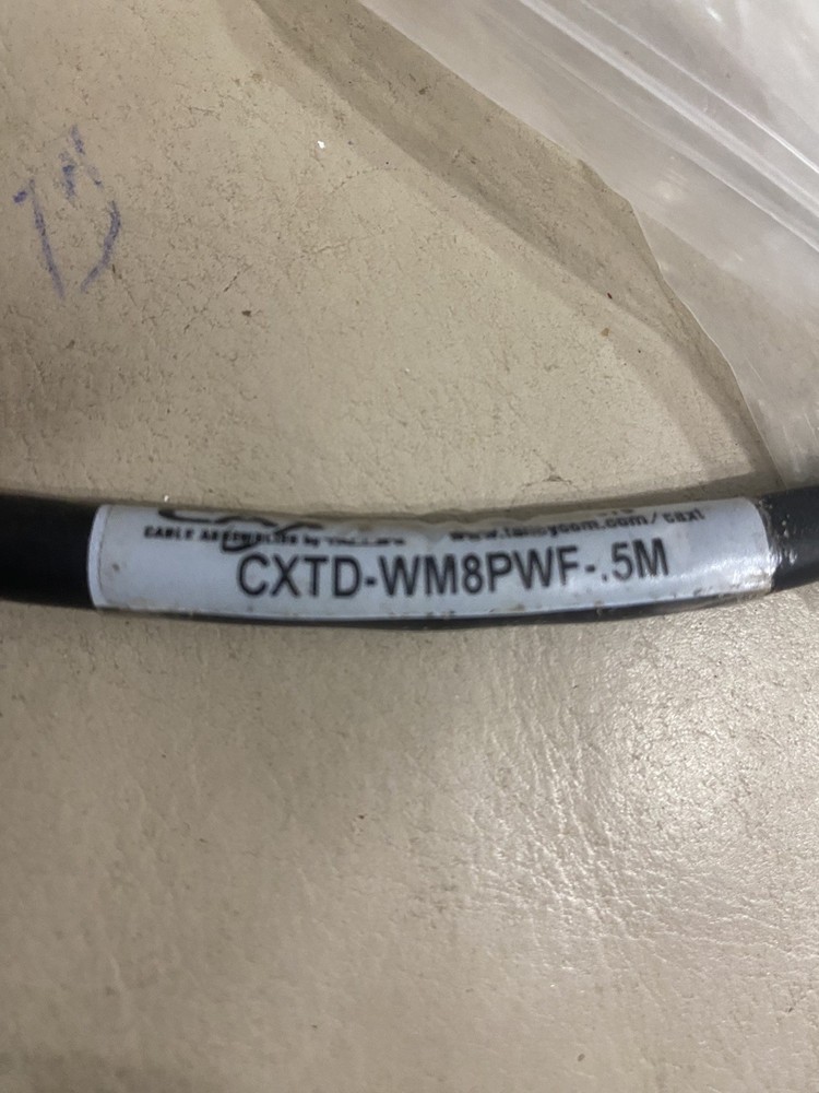 RET Control Cable .5 Meter Male to Female 8 Pin 6 Contact CXTD-WM23WF-05M NEW
