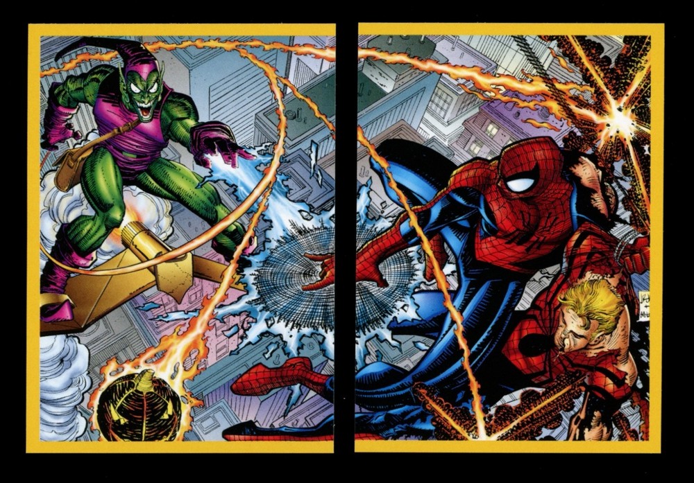 SPIDER-MAN vs GREEN GOBLIN 2021 Marvel Versus Two Sticker Puzzle #7-8 *Qty