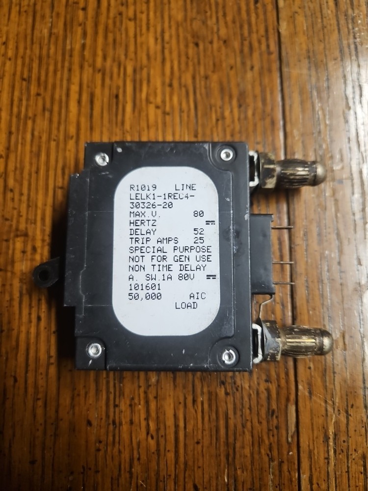 Airpax LELK1-1REC4-30326-20 / 101601 20A Breaker, New