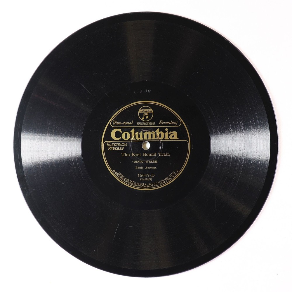 Prewar C&W 78 - Dock Walsh - The East Bound Train - Columbia 15047