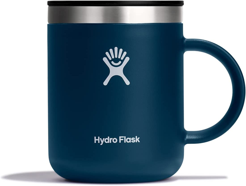 Double-Walled Insulated Mug for Coffee Tea Hot Chocolate Leak-Proof Lid Stays Hot or Cold Longer