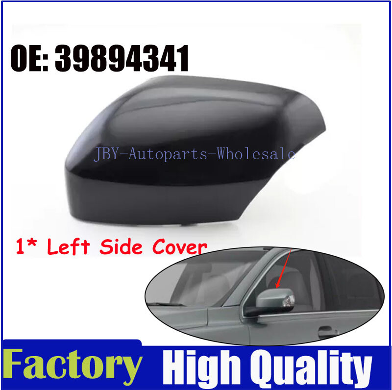 1* Left Driver Side Mirror Cover Cap For Volvo XC70 XC90 2007-2014 39894341