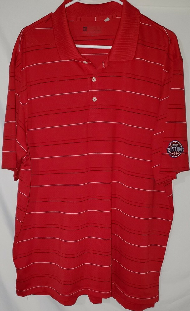 Gear brand Detroit Pistons Polo Shirt. Size XL Big And Tall. Excellent condition