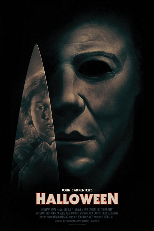 Halloween by Nick Charge 49/175 24” x 36” Screen Print Movie Art PosterEdition # 49 of 175, 24” x 36” Size, New