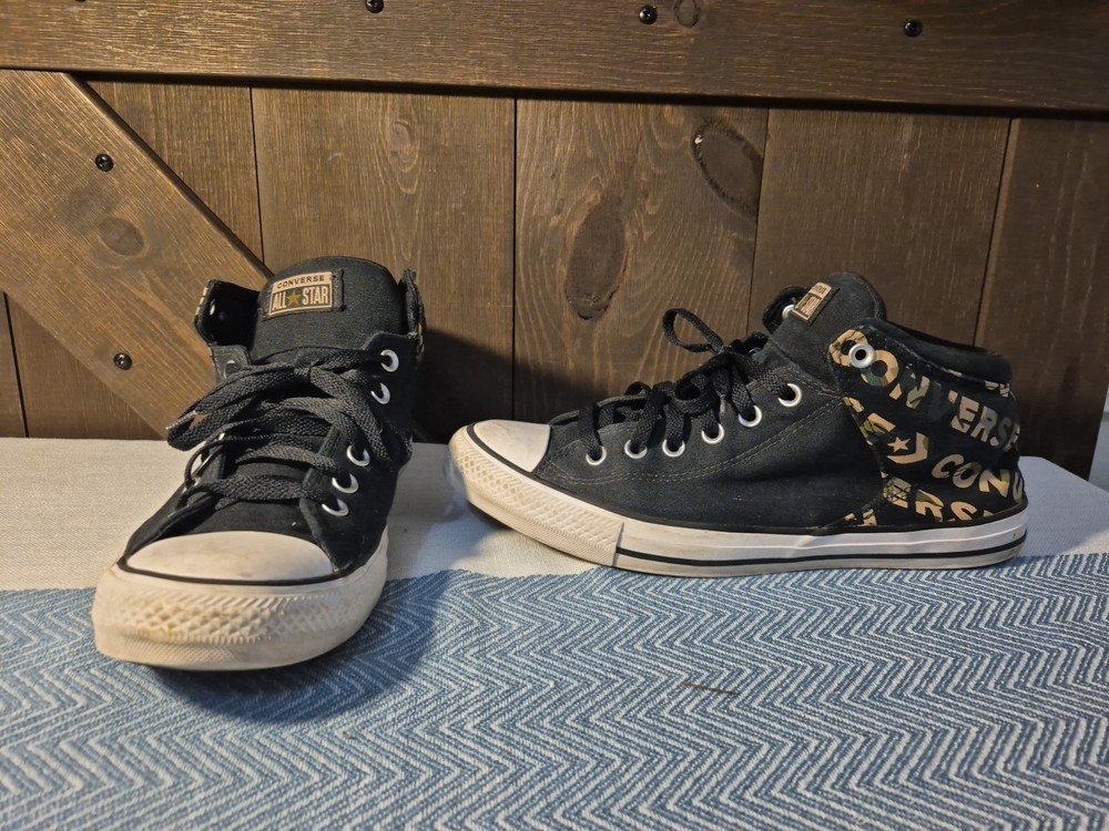 Converse Chuck Taylor All Star Street Mens Sz 11.5 Black Athletic Shoes Sneakers