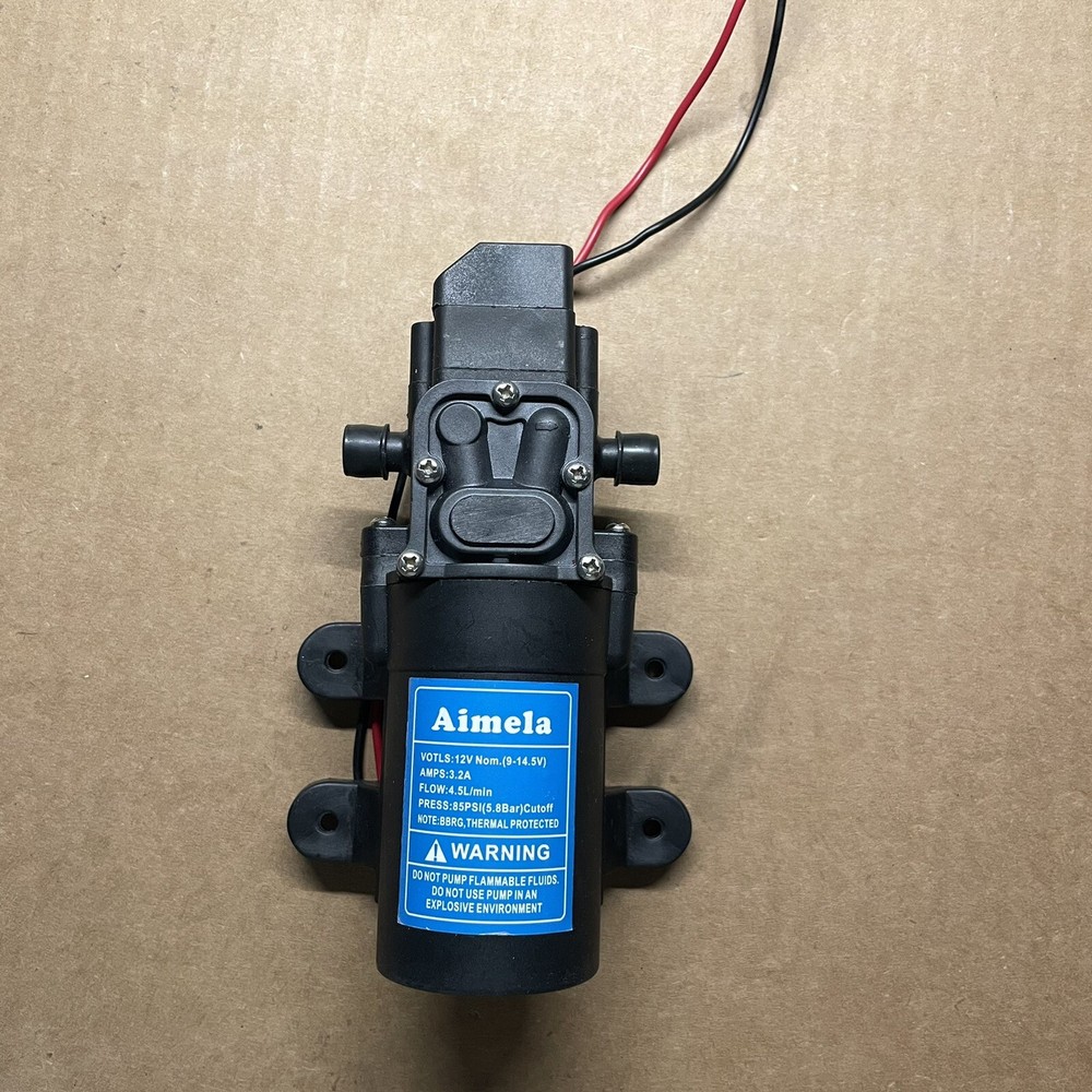 Aimela 12V DC Fresh Water Pump Self Priming Sprayer Pump