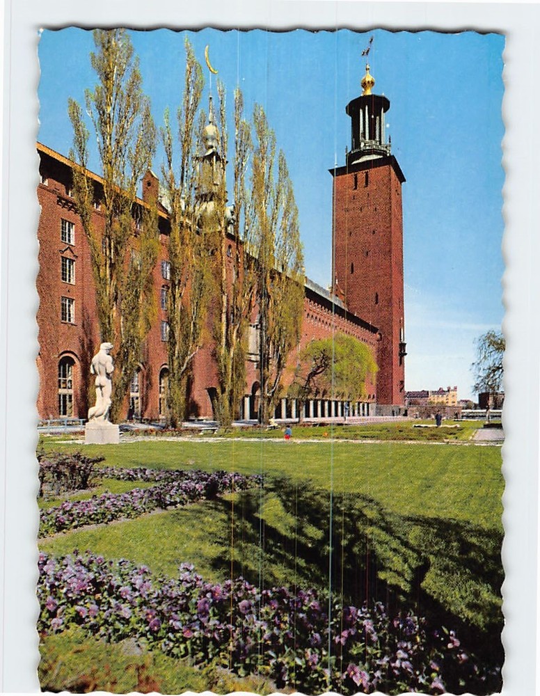 Postcard Stockholm City Hall Sweden