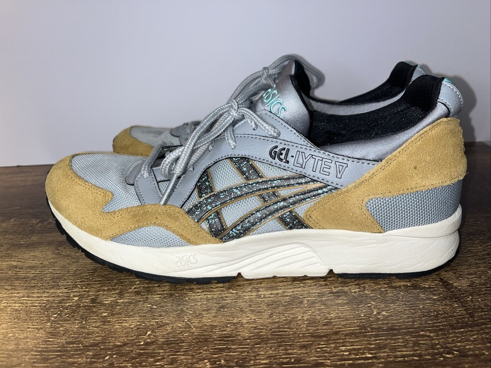 Asics Men's Gel Lyte V Piedmont Ortholite Grey Shoes Size 12