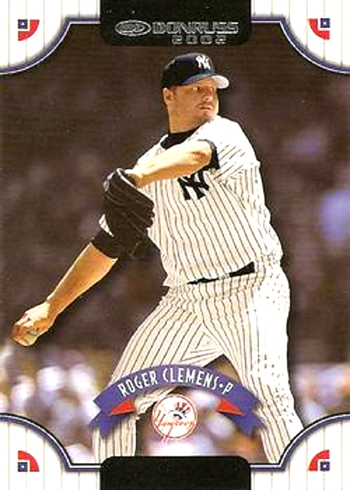 2002 Donruss #16 Roger Clemens New York Yankees