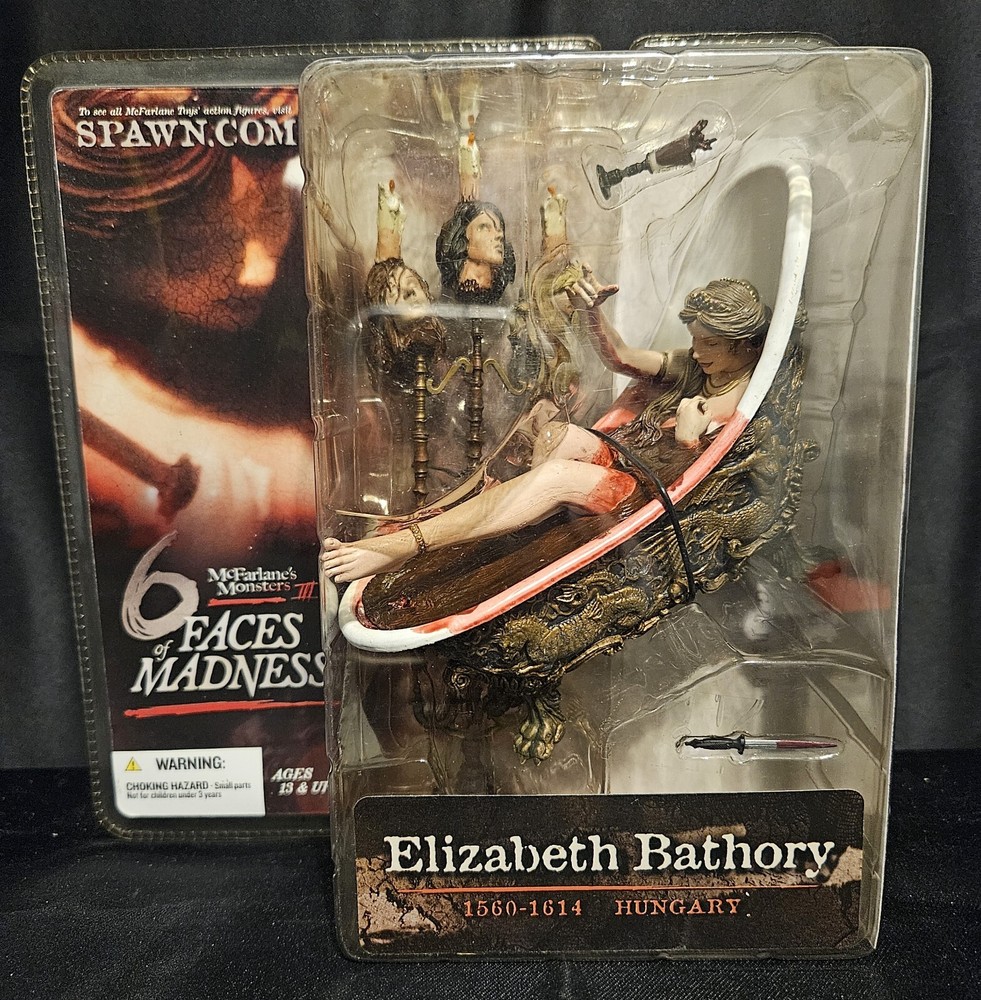 Elizabeth Bathory NIB/Rare/VTG McFarlane Monsters NECA Faces of Madness 2004